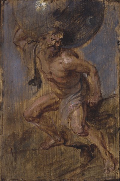 天を支えるアトラスc.1637 作： Peter Paul Rubens